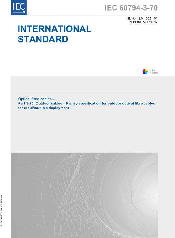Cover IEC 60794-3-70:2021 RLV